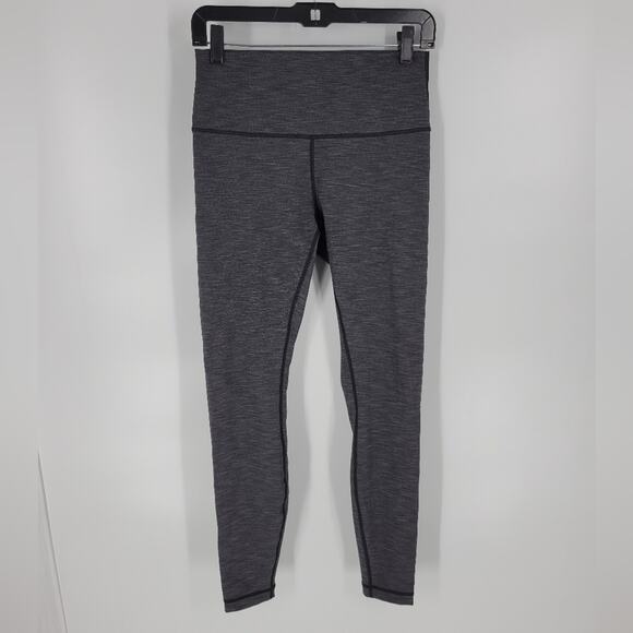 Lululemon Heathered Black Full On Luxtreme 28" Wunder Under High-Rise Tight 8 - Picture 3 of 11